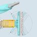 Double-Sided Window Cleaner-Detachable Telescopic U Shaped Professional Window Cleaning Tool Flexible Outside Double-Sided Glass Cleaner Kit - Buy Online on GoSupps.com