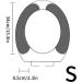 Toilet Seat Cushion Padded Toilet Seat Cushions Washable Toilet Seat Cushion Soft Warmer for Bathroom - Buy Online on GoSupps.com