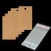 Luckkyme 100 Set Kraft Paper Earring Display Cards with Self-Adhesive Bags - Perfect for DIY Ear Studs and Earrings - Buy Online on GoSupps.com