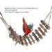 Buy Wooden Ladder & Rope Swing Bridge for Birds | Toys for Budgies Parakeets & Parrots - Pet Training Essentials - Buy Online on GoSupps.com