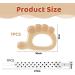 Mezrkuwr Thumb Silicone Bite Ring with Pacifier Chain | Teething Relief & Sensory Exploration | Cute & Easy to Handle - Buy Online on GoSupps.com