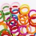 50pcs Colorful Wooden Rings - DIY Craft Accessories for Creative Projects | International Shipping - Buy Online on GoSupps.com