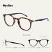 Opulize Met Blue Light Blocking Reading Glasses +2.00 Magnification | Slim Round Frame | Scratch Resistant | Anti-Reflective | Improve Sleep | Computer Gaming | Brown Tortoiseshell - Buy Online on GoSupps.com