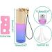 Rowiz 15PCS 5ml Rose Red-Blue Gradient Color Glass Roll on Bottles UV Protection Empty Sample Vial Essential Oil Glass Bottles with Stainless Steel Roller Balls and Golden Screwcap with Buckle - Buy Online on GoSupps.com