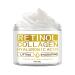 Retinol Cream for Face Anti Aging Face Cream for Women and Men - Lifting & Moisturizing Moisturizer for Face Neck & D collet Reduce Wrinkles and Dullness Collagen Daily Skin Care.50G