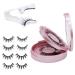 Magnetic Eyelashes 2 Pairs Magnetic Lashes with Applicator Natural Look Reusable No Glue or Eyeliner Needed Magnetic Eyelashes with Magnets Wispy Lashes Waterproof Magnetic Lashes Kit