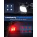 Zewdov Ultra Bright Rechargeable Bike Lights Set | IPX6 Waterproof Front & Back Lights | 8/12 Modes, 58Hrs Runtime | Easy Install Bicycle Headlight & Tail Light Combo - Buy Online on GoSupps.com