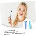 Healeved 4-Piece Travel Toothbrush Set for Adults - Ultra Gum Care Long Handle Toothbrushes with PP-Raw Material Case Ideal for Travelers - Buy Online on GoSupps.com