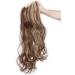Silk-co Long Wavy Curly Claw on Ponytail Extensions Synthetic Clip in Hairpiece Pony Tail Extension 24 inch Light Brown&Blond Heat-Resisting 24inch (Pack of 1) Light Brown/Blond - Buy Online on GoSupps.com