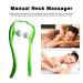 VIVI Neck Massager - Manual Self Massage for Neck & Shoulder Pain Relief | Relaxation | 3 Colors Available (Green) - Buy Online on GoSupps.com