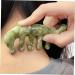 Hoement Jade Massage Comb | Acupuncture & Body Massage Device | Creative Jade Tool for Relaxation | 11.50x4.50cm Green - Buy Online on GoSupps.com
