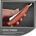 WOONEKY Men's Razor - Manual Wooden Handle Rustproof Steel | Best Trimming Tool for Hairdressers & Home Use - Buy Online on GoSupps.com