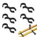 20 pieces of hiking stock accessories Wanderstock Plastic Accessories Hiking stick Accessories Alpine stick Clips plastic trekking stick clamp Shell-hose-based guide device for outdoor gaps (black)