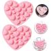Milisten 10 Pcs Mold Christmas Candy Pride Cape Heart Decor Candy Decor Candy Chocolate Baking Accessories Non- Stick Baking Tool Christmas Decor Biscuit Food Grade Silicone Fondant Cake 17.1x15.1cmx5pcs Pinkx5pcs - Buy Online on GoSupps.com
