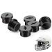 LUAATT Bladder Valve Screws,6 PCE Threaded Valve Retainer Caps for Riddell Speedflex,Football Helmets Accessories