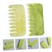 Magiclulu Portable Massage Combs - Scalp Massage Tools & Jade Gua Sha Comb Duo for Relaxation & Wellness - Buy Online on GoSupps.com