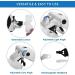 Headband Magnifier Glasses with 2 LED Lights and 5 Interchangeable Lenses for Close Work - Buy Online on GoSupps.com