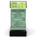 Chessex Vortex Bright Green with Black D6 Dice Set - 16mm (12 Dice) - Ideal for Gaming and RPGs - Buy Online on GoSupps.com