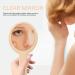 Healifty Natural Wood Hand Mirror - Vintage Portable Makeup Vanity Mirror for Women - Travel Friendly - Wood Color - Buy Online on GoSupps.com