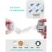 LINKWAY 5 Pcs Baby Safety Cupboard Locks Safety Door Locks for Kids Cupboard Door Locks for Door Cabinets Refrigerator and Drawers with Strong Adhesive Without Drilling - Buy Online on GoSupps.com