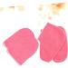 Housoutil 1 Set Disposable Paraffin Gloves Wax Foot Cover Paraffin Treatments Wax Bath Hand Treatment Mitts Paraffin Accessories Foot Gloves Wax Socks Red Insulation - Buy Online on GoSupps.com