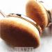 Glamza Gold Plated Round O Circle Powder Foundation Brush - Buy Online on GoSupps.com