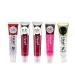 5 PACK NK Lip Gel with Vitamin E Bubble Gum Argan Strawberry Cherry and Rosehip Lip Gloss by Nicka K New York