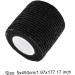 Self Adherent Waterproof Elastic Bandage Tape - Self Adhesive Athletic Wrap 5x450cm - Breathable Sports Bandage - Black - Buy Online on GoSupps.com