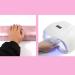 Brave669 Nail Dryer Lamp Soft Washable Arm Rest Cushion Wrist Support Hand Holder Pad Nail Art Tools Professionally Curing Lamp Pink - Buy Online on GoSupps.com