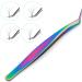 Verdant Touch Curved Tip Tweezers Curved Tip Eyelashes Extension Tweezer Alloy False Eyelashes Applicator Tool - Buy Online on GoSupps.com