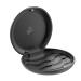 BICASUU (2 Pack) Retainer Case Solid Orthodontic Retainer Case (Black)