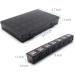 Monthly Pill Organizer - 28 Day Pill Box for Daily Medication & Travel - Black Pill Sorter & Case - Buy Online on GoSupps.com