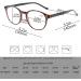 5 Pairs Standard Fit Spring Hinge Reading Glasses for Men and Women - 5 Pack Mix Color 1.5x - Buy Online on GoSupps.com