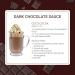 Monin Gourmet Dark Chocolate Sauce - Velvety, Rich & Gluten-Free (12 oz) for Desserts & Coffee - Buy Online on GoSupps.com