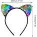 10 Cat Ear Headbands for Girls - Fun Party & Concert Accessories | Colorful Cat Ears Head Decoration - Buy Online on GoSupps.com