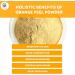 Poudre d' corce d'orange 250g | Acn 100% naturelle | Ingr dient de masque de bricolage efficace | Riche en Vitamine C | aide obtenir une peau clatante |Yogis Gift  - Buy Online on GoSupps.com