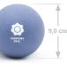 Massage Balls Set - 2 Natural Rubber Fascia Balls (9cm) for Yoga & Massage - Soft & Effective Therapy Tool - International Shipping Available - Buy Online on GoSupps.com