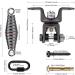 MegaDeal: BeneLabel Heavy Duty Boxing Punching Bag Hanger with 360 Rotation & Wood Beam Holder - Includes Spring, Screws, Carabiner & Comfort Spring - 5.9 inch - Buy Online on GoSupps.com