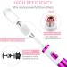Waterproof Dual-Edge Nose Trimmer for Men and Women - Professional Painless Hair Removal Tool for Facial, Ear, and Eyebrow Grooming in Purple Rose - Buy Online on GoSupps.com