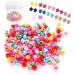 120 pieces mini hair clips clips colorful pearl hairpins clamps small plastic hair cling rainbow pearls clip for children girls women