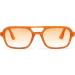 FEISEDY Vintage Square Reading Glasses for Women & Men - 70s Flat Aviator Anti Glare Eyewear B2992 Orange 1.5x - Buy Online on GoSupps.com