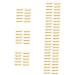 Angoily 80 Pcs Eyebrow Practice Skin Fake Skin for Microblading Eyebrows Eyebrow Skin Eyebrow Trimming