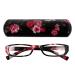 BEZAX 1 piece reading glasses for the elderly with high definition diamond frame glasses