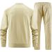 Aiozowa Men's Tracksuit Set | Full-Zip Sweatsuit with Active Jacket & Pants | 2-Piece Outfit - Large - Buy Online on GoSupps.com