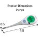 Vicks RapidRead Digital Thermometer - Accurate, 2-Second Color-Coded Readings for Oral, Rectal, or Under Arm Use - Buy Online on GoSupps.com