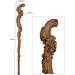 WoodeWalking Sticks Cane Elderly Crutches Solid Wood Walking Stick Wood Carving Ganoderma Lucidum Patter90cm Long CaBe Truncated As Needed M Run forward - Buy Online on GoSupps.com