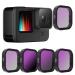 REYGEAK 4-Pack Lens Filter CPL ND8 ND16 ND32 Compatible for GoPro Hero 11/11 MINI/10 Bones Black Hero 10 Hero 9, Neutral Density and Polarizing Lens Filter Kit Lens Protector for GoPro Accessories for hero 11/10/9
