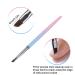 Gootrades Nail Art Clean Up Brushes - Acetone Resistant Fingernail Cleaning Brushes for Polish Mistakes & Designs (2 Pcs) - Buy Online on GoSupps.com