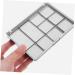 VALICLUD Lot de 2 Palettes de Maquillage Vides 10 Cases Format Compact Base Magn tique avec Couvercle Transparent pour Maquillage des Yeux Usage Voyage Plateau Organisateur de Fards Paupi res - Buy Online on GoSupps.com