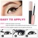 Uraqt Magnetic Eyelashes Set - 5 Pairs 3D Thick Long Faux Lashes with Eyeliner Waterproof & Reusable | International Shipping - Buy Online on GoSupps.com